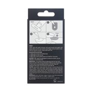 Kiss Masterpiece Press On Nails, Black Tips, Medium Length, Almond Shape, 30 Count