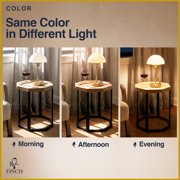 Finch Grayson Wooden Side Table Light Beige