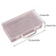 thumbnail image 4 of Inteprter Caja de almacenamiento con diseño de asa, vista clara, accesorios para el hogar, contenedor para el hogar, Kit médico apilable, organizador Almacenamiento y organización del hogar Inteprter HA062085-00B, 4 of 6
