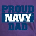 thumbnail image 3 of CafePress - US Navy Proud Navy Dad Dark T Shirt - Men's Classic Graphic Cotton T-Shirt, 3 of 4