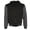 Grey, variant on Men's Hoodie Sherpa Lined Plush Full Zip Long Sleeve Varsity Hooded Sweatshirt, Black, XL