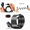 thumbnail image 2 of Cerradura de Bicicleta con 2 Llaves, Cerradura de Cable de Bicicleta Profesional de 4 Pies, Cable de Bloqueo de Bicicleta Resistente para un Fuerte Antirrobo, Viene con 1 Soporte de Montaje, 2 of 7