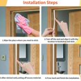 thumbnail image 5 of Door Window Seal, Window Seals, D-Type Foam Strip, Anti-Collision Insulating Tape, Rubber, Self-Adhesive Sealing Strip, White, 5 of 5