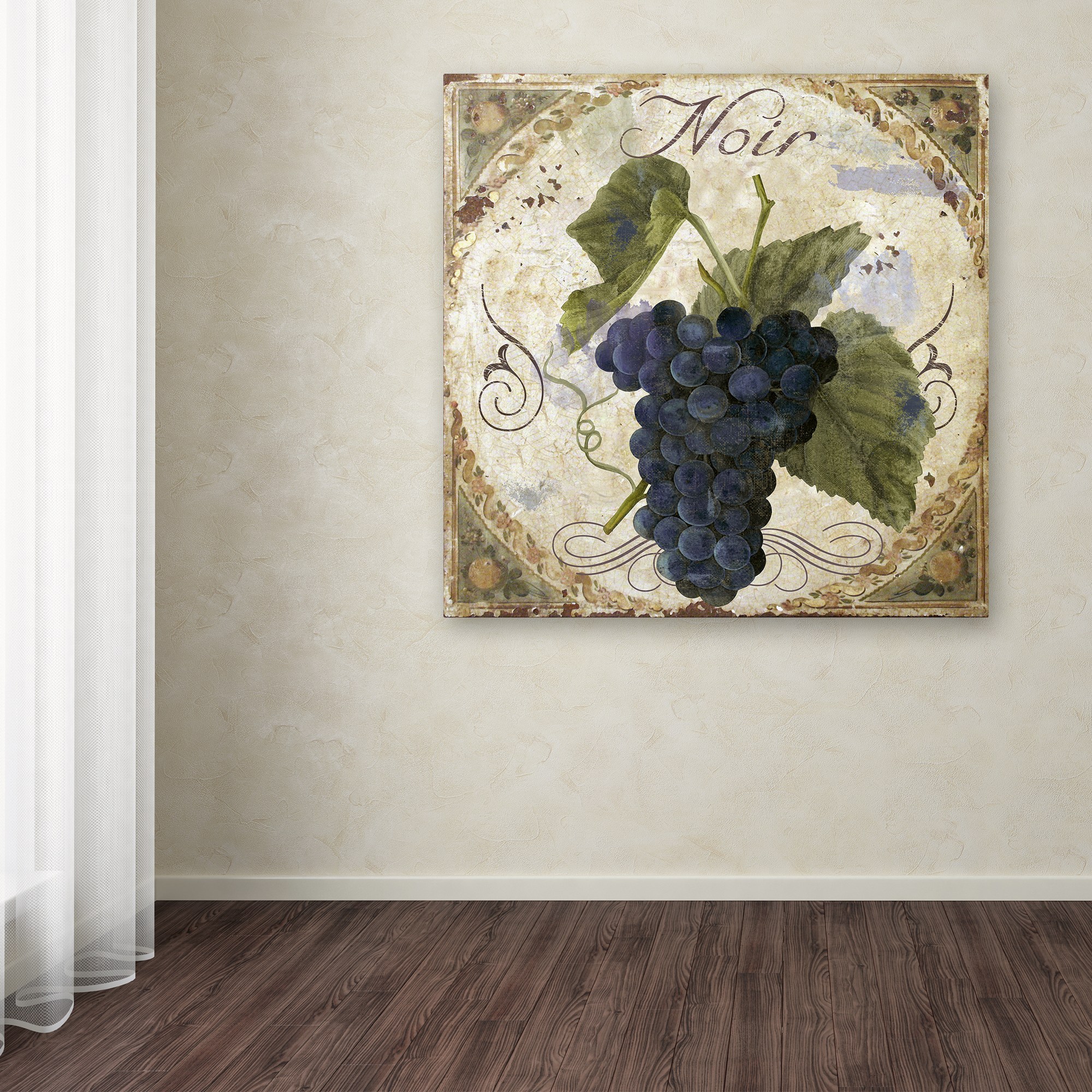 Trademark Fine Art "Tuscany Table Noir" Canvas Art by Color Bakery
