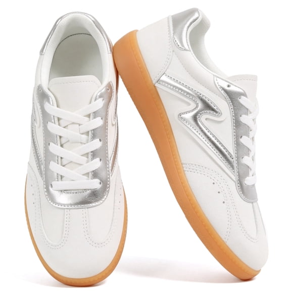 BERANMEY Casual Womens Sneakers Lightweight Non‑Slip Retro Fashion Sneakers for Womens Trendy Shoes for Everyday Wear