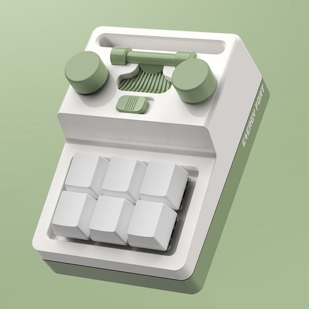 Keyboard Strong Button 6 Key Mechanical Keyboard, Support Hot Swappable Strong Compatibility ...