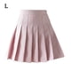 thumbnail image 1 of Falda plisada Mini uniforme de colegiala de tenis de cintura alta con pantalones cortos, rosa, L Vogacara AP001094-13, 1 of 7