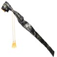 thumbnail image 1 of Bolsa de tela de seda para espadas, bolsa japonesa para wakizashi, bolsa vintage para llevar espadas con borlas., 1 of 7