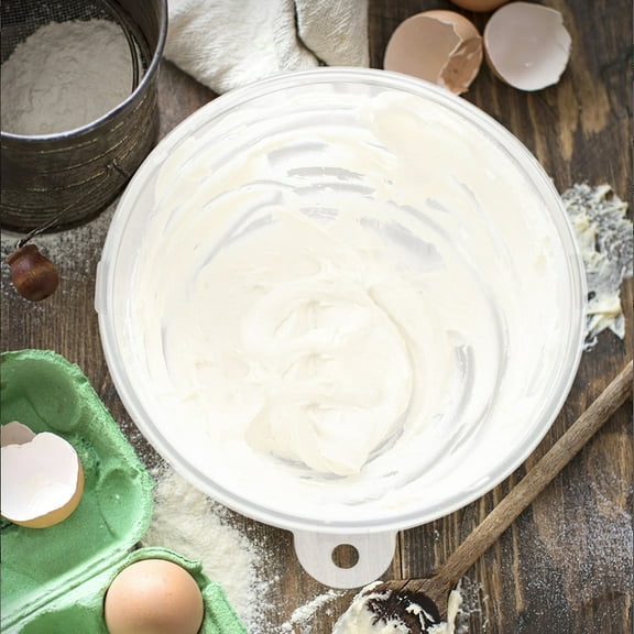 Hemobllo Anchor Mixing Bowl Lids Mixing Bowl Lid Transparent PP Cooking Enthusiasts 1Pcs