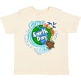 thumbnail image 3 of Inktastic Earth Day Turtle Planet with Waves and Birds Boys or Girls Toddler T-Shirt, 3 of 5