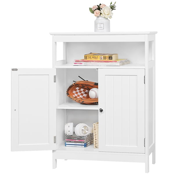 Multifunctional Bathroom Storage Stand Floor White