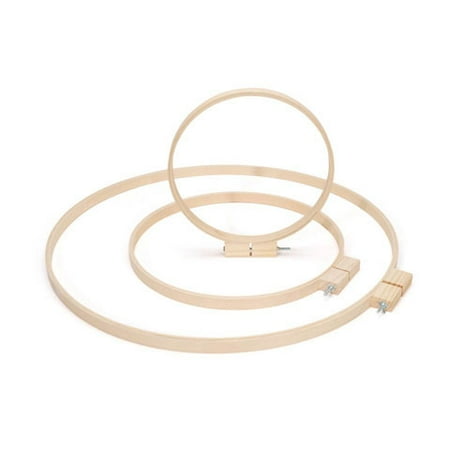 - Quilting Hoop Wood Round 10In