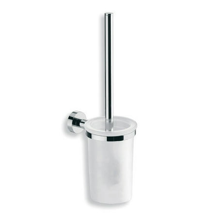 WS Bath Collections Baketo Wall Mounted Toilet Brush and Holder