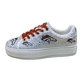 thumbnail image 3 of Women's Cuce White Denver Broncos Crystal Team Logo Sneakers, 3 of 3