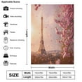 thumbnail image 2 of Blossoming Paris Eiffel Tower Spring Backdrop Backdrops for Photography Photo Background Nature Scenery Banner, 2 of 5