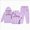 Z36-Purple, variant on Toddler Outfits For Girls Sets Boys Long Sleeve Solid Warm Hoodie Pullover Tops Pants Kids Sweat Suit 6-12 Months 12-24 Months 2T 3T 4T 5T 6T 7T Gift Set 3-4 Years