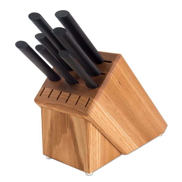 Rada Cutlery Knife Set with Oak Knife Block ? 7 Stainless Steel