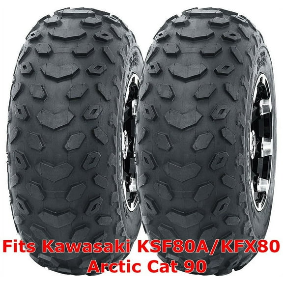 Set 2 WANDA ATV tires 19x7-8 19x7x8 Kawasaki KSF80A/KFX80 Arctic Cat 90 P330