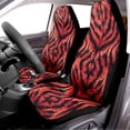 thumbnail image 2 of Lotusprinthandmade Red Tiger Graphic Front Car Seat Cover One Size, 2 of 5