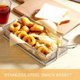 thumbnail image 2 of Miangastore Stainless Steel Frying Basket Silver 1Pack, 2 of 9