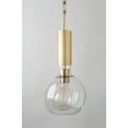 thumbnail image 5 of 1409-AGB-Hudson Valley Lighting-Raleigh 1-W Pendant - 9 Inches Wide by 19.5 Inches High-Aged Brass Finish    -Traditional Installation, 5 of 7