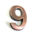 thumbnail image 1 of Wosthever Números de casa Hogar Delicado Pequeño Número de puerta Galvanoplastia Marca de puerta Accesorios de marcado de puerta Número 9 Decoración del hogar Número 9 Wosthever HA059681-10, 1 of 6