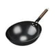 thumbnail image 3 of Sartén Wok Antiadherente Sartenes Manuales Sartén de Hierro Forjado Sin Recubrimiento Inducción de Gas 38 cm, 3 of 9