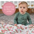 thumbnail image 7 of LollyBanks Watermelon Bliss Baby Muslin Swaddle Blanket- 100% Muslin Cotton - 47"x47" - 1 Pack, 7 of 7