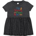 thumbnail image 3 of Inktastic Grammy and Papaw Love Me Grandchild Girls Baby Dress, 3 of 5