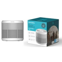 Homedics Total-Clean 3-in-1 Air Purifier-360-Degree HEPA Filter for 447 Sq. ft., Activated Carbon, Essential Oil Aromatherapy, AP-T65-GY,Grey