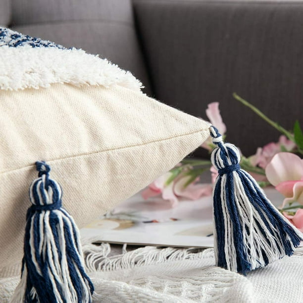 Outdoor tassel cheap pillow