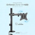 thumbnail image 3 of Soporte de escritorio ACTECK ENFORCE ZONE SM450 Para Monitor Ajustable Negro AC-934596 Acteck AC-934596, 3 of 6