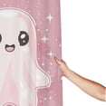 thumbnail image 3 of Shower Curtain, Cute Pink Halloween Ghost A Waterproof Shower Curtain for Bathroom, Washable Bathroom Shower Curtain Set with Hooks Long Shower Curtain 60x72in Home Decor, 3 of 8