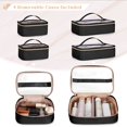 thumbnail image 2 of Bolsa organizadora de maquillaje Prokva Professional Travel Funda negra, 2 of 7