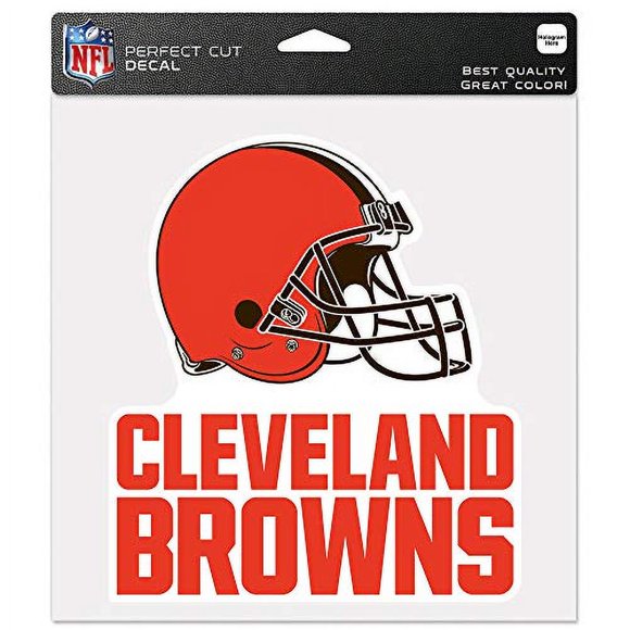 Calcomanía troquelada a color WinCraft de los Cleveland Browns NFL 8' x 8' color del equipo