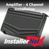 Car Amplifier Installation - 4 Channel