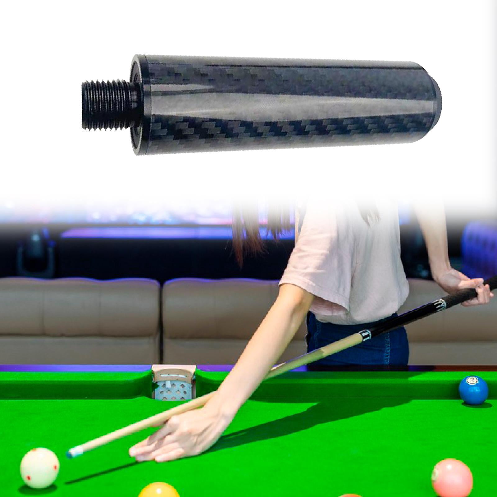 funtasica Pool Cue Extender Billiard Snookers Cue Extension Accessories Compact Billiards Cue Extension Cue Lengthener for Adults Women A