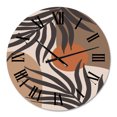 thumbnail image 2 of Designart 'Moon & Sun Shapes In Retro Terracotta Tones Iii' Modern Wall Clock, 2 of 5