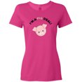 thumbnail image 3 of Inktastic I'm a Pig Deal cute pig pun Women's T-Shirt, 3 of 5