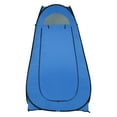 thumbnail image 2 of GZXS 1-2 Person Portable Pop Up Toilet Shower Tent Changing Room Dressing Tent Camping Shelter – Instant Portable Outdoor Shower Tent, Camp Toilet, Rain Shelter for Camping & Beach, Blue, 2 of 8