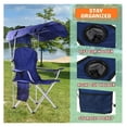 thumbnail image 7 of CozyBox Portable Folding Camping Chairs with Canopy Shade, Beach Chair for Adults, Durable Weather Resistant 600D Cloth, Camping Chair with Canopy for Outdoors [Green], 7 of 7