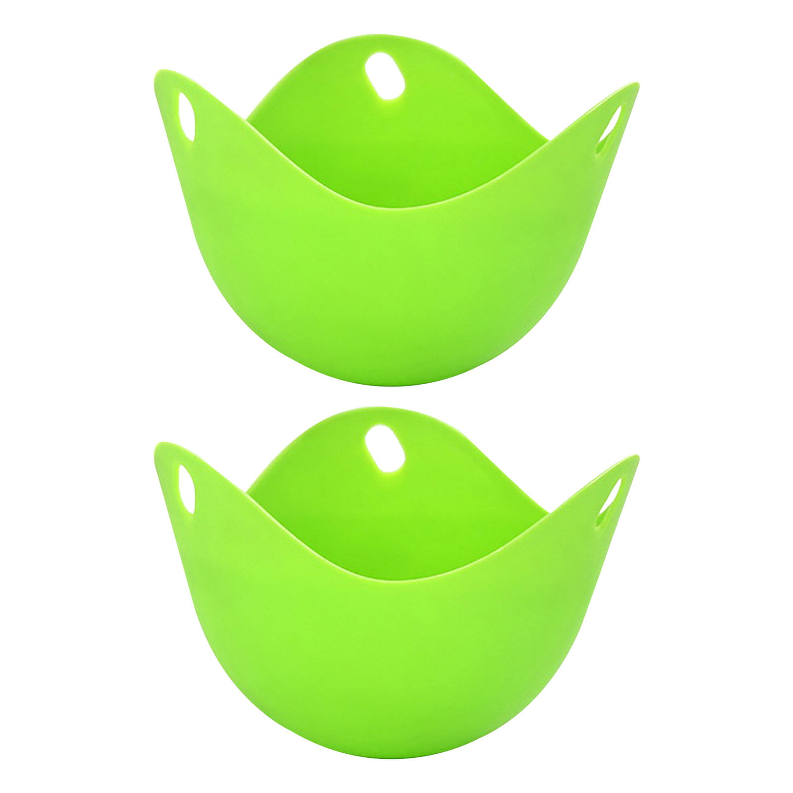 2X Egg Poacher Cook Poach Pods Silicone Kitchen Cookware Tool Bake Cup Utensil l