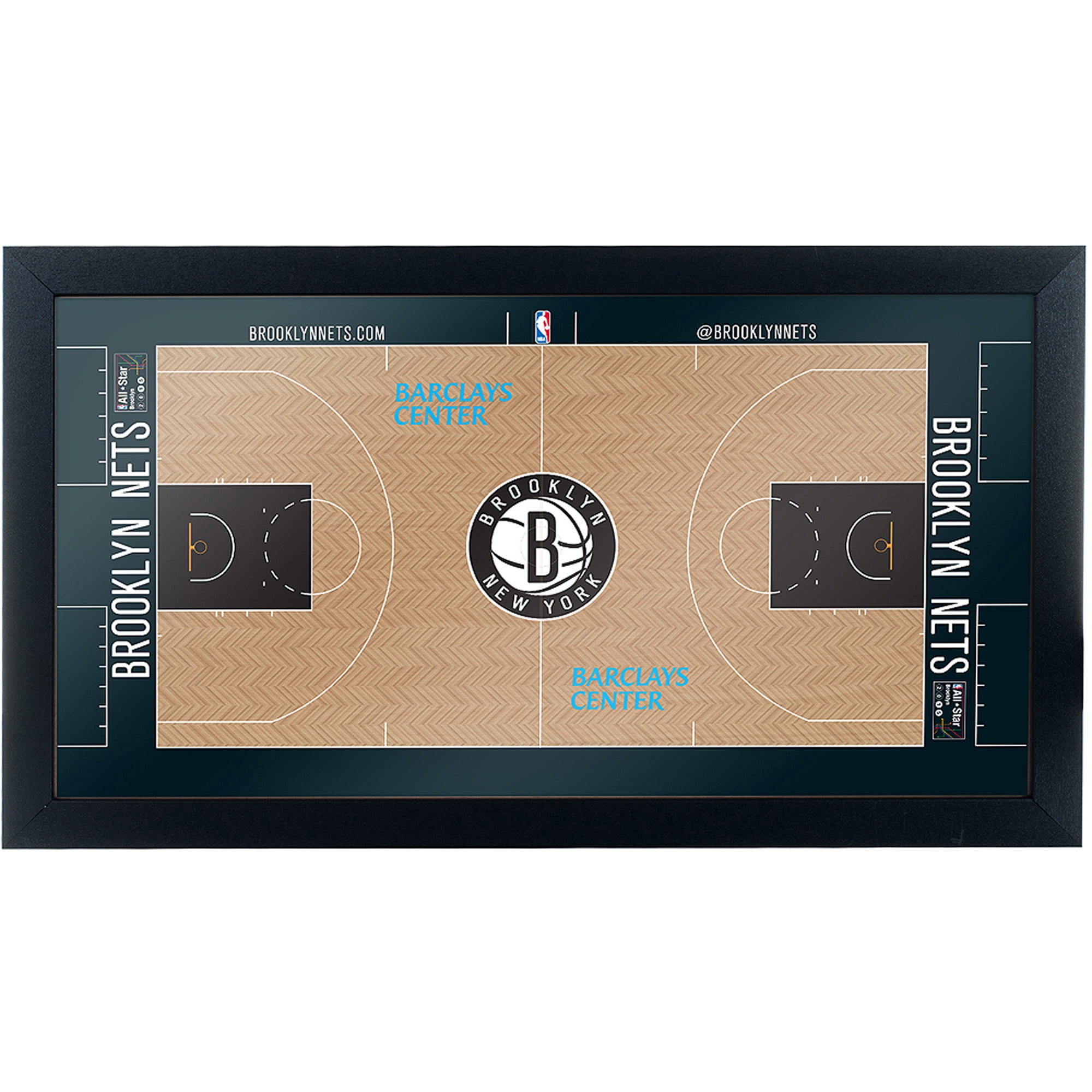 Buy Brooklyn Nets NBA Court Framed Plaque at Ubuy Nigeria