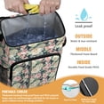thumbnail image 2 of Travel Cooler Bag - Pioneer Flower Camping Beer Cooler Backpack with Bottle Opener- Waterproof Insulated Picnic Backpacks - Cooler Bag for Beach, 2 of 6