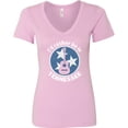 thumbnail image 3 of Inktastic I'd Rather Be in Tennessee Women's V-Neck T-Shirt, 3 of 5