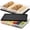 Black, variant on SIGNORA WARE Deli Meat Containers with Lids Set of 2 Airtight Stackable White