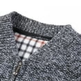thumbnail image 3 of Cardigan pour Hommes Cardigan Décontracté Épais pour Hommes Veste à Coutures Colorées Col Haut M-TTG, 3 of 9