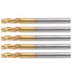 thumbnail image 3 of 5Pcs 3‑Flute Flat End Milling Cutter Tungsten Steel Cutting Tools 3.175 x 3.175 x 8 x 40, 3 of 5