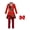 Style-B, variant on Red Halloween Cosplay Costume Full Set Crimson Villain Princess Jumpsuit Outfit Storybook Fantasy Dress-Up Apparel for Festive Party Themed Events