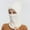 00 # White, variant on YFPWM Fall Hats for Women Winter Hat Warm Hat Beige One Size